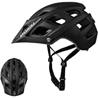 Exclusky Casco de Bicicleta de montaña- Casco Adulto IN-Mold 21 Agujeros con Visera extraíble Ajustable y Ligero para la…